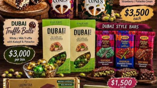 Dubai Chocolate Bars and Cones